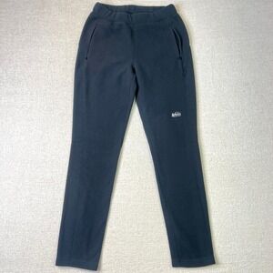 REI Co-op Mens XS Black Fleece Semi-Fitted Hiking Jogger Pants